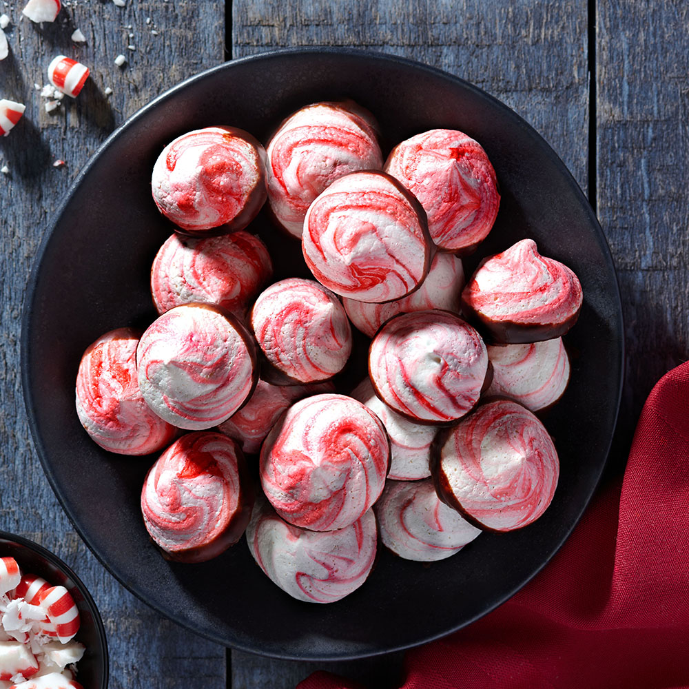 Peppermint Meringues