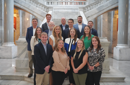 Kentucky Office of Agricultural Policy staff pose for a photo