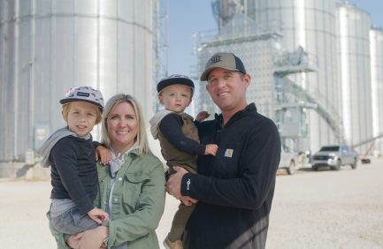 Brandon and Lauren Robey with their sons, Finn and Foster
