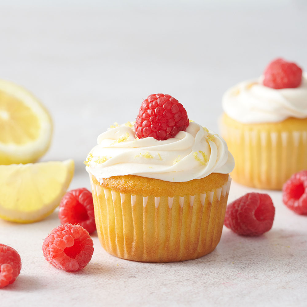 Lemon Raspberry Cupcakes