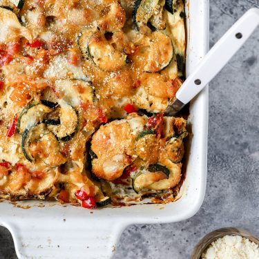 Roasted Summer Vegetable Strata