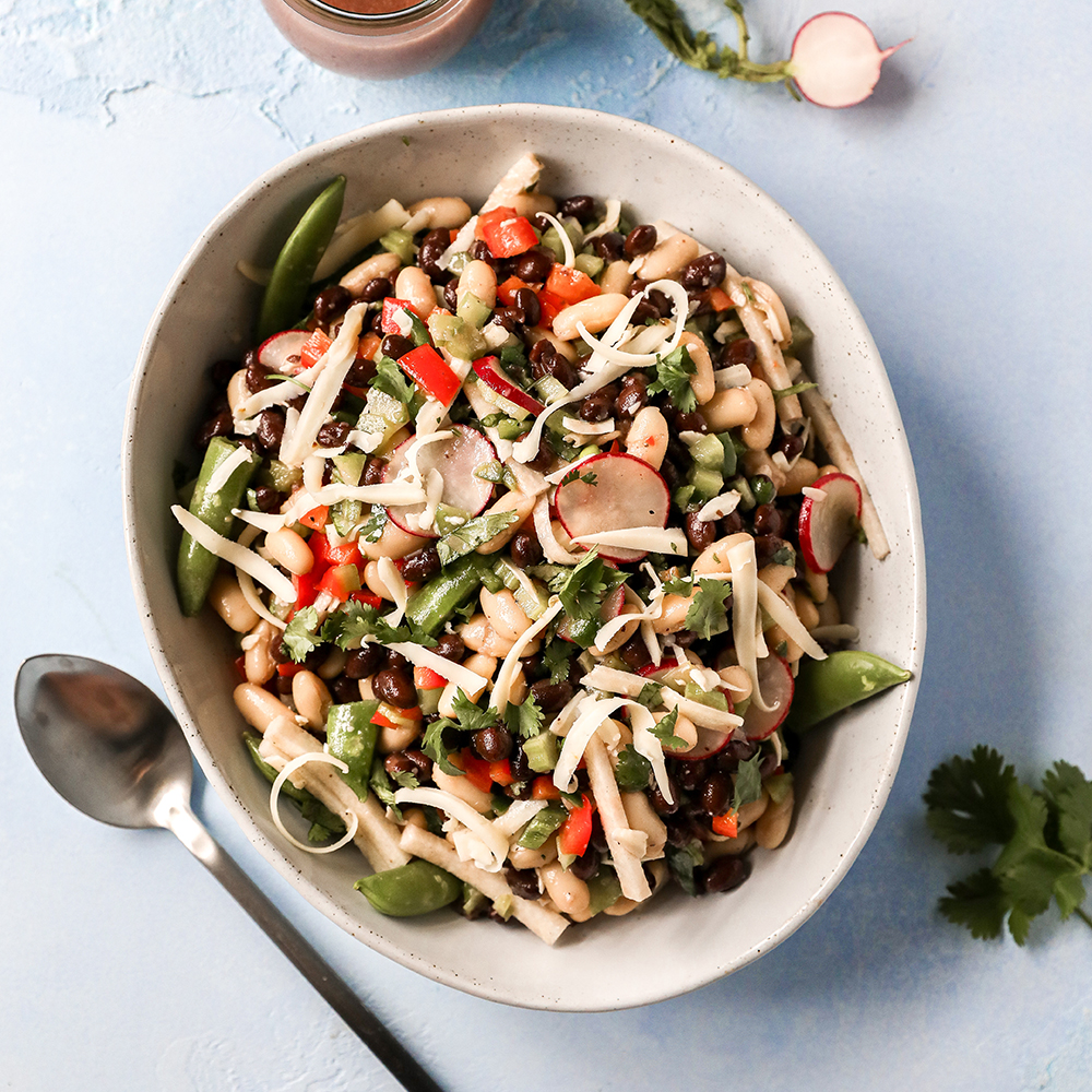 Market Bean Salad with Honey Vinaigrette