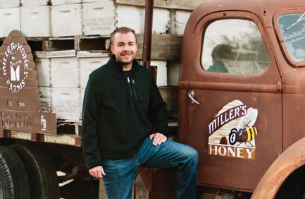 Miller Honey Farms’ specially designed wintering building uses red lighting to ensure complete darkness for bees so they stay safely in the hives.