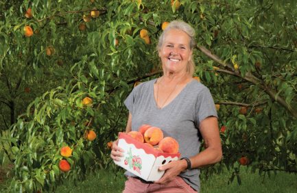 Anne Brummet owns Annie’s Orchard in West Lafayette, which offers a bounty of fruit from spring through fall.