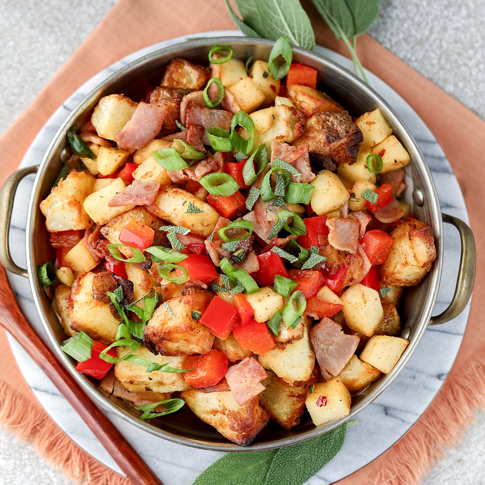 Ham, Apple and Sage Breakfast Hash
