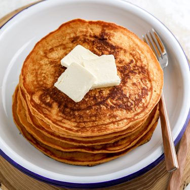 Sorghum Sweet Potato Pancakes