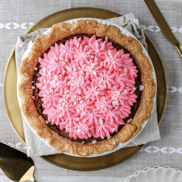 Peppermint Fudge Pie
