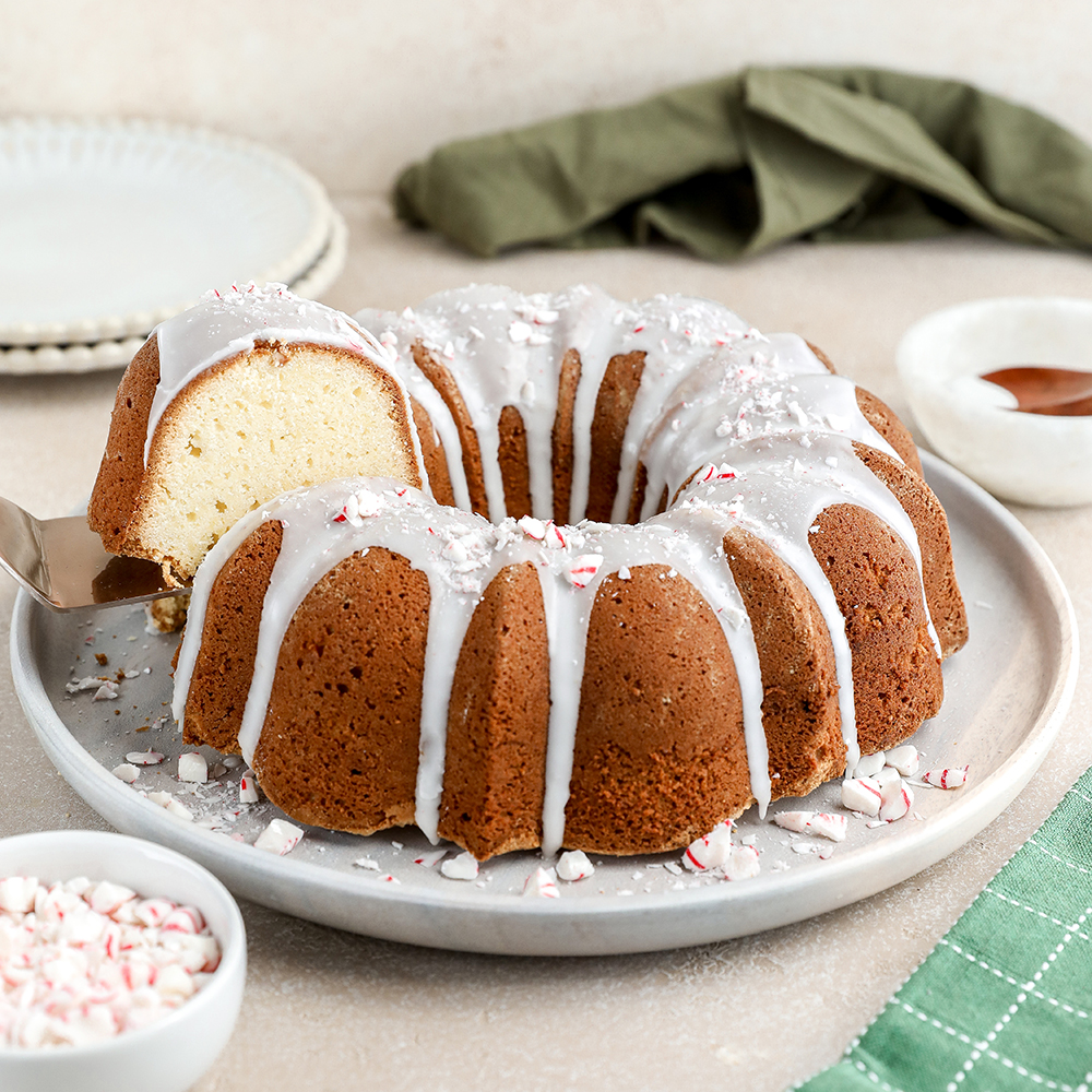Peppermint Pound Cake